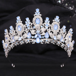 Women's Zinc Alloy Water Drop Pattern Tiaras Bridal Classic Crown