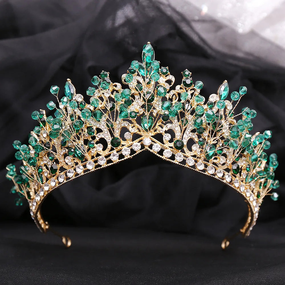 Women's Zinc Alloy Water Drop Pattern Tiaras Bridal Classic Crown