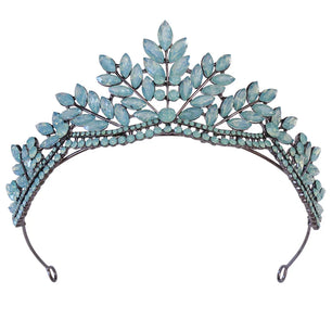 Women's Zinc Alloy Plant Pattern Tiaras Bridal Classic Crown