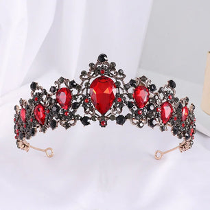 Women's Zinc Alloy Water Drop Pattern Tiaras Bridal Classic Crown