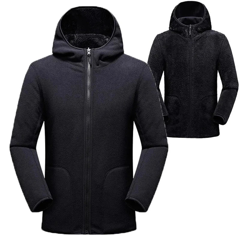 Women's 100% Polyester Full Sleeve Zipper Closure Solid Hoodies