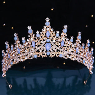 Women's Zinc Alloy Plant Pattern Tiaras Bridal Classic Crown