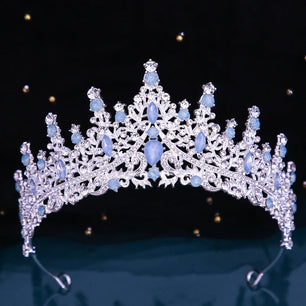 Women's Zinc Alloy Plant Pattern Tiaras Bridal Classic Crown