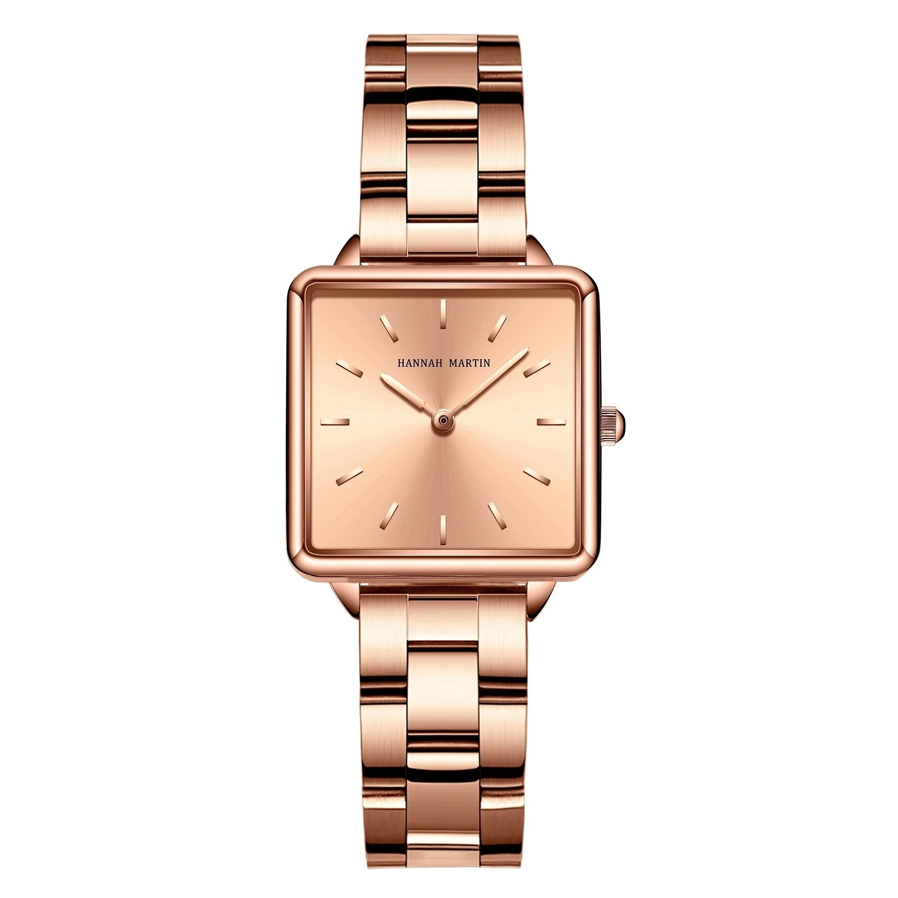 Women's Alloy Case Folding Clasp Square Shaped Waterproof Watch