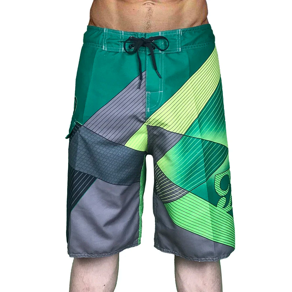 Men's Microfiber Drawstring Closure Quick-Dry Swimwear Shorts