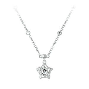 Women's 100% 925 Sterling Silver Moissanite O-Chain Necklace