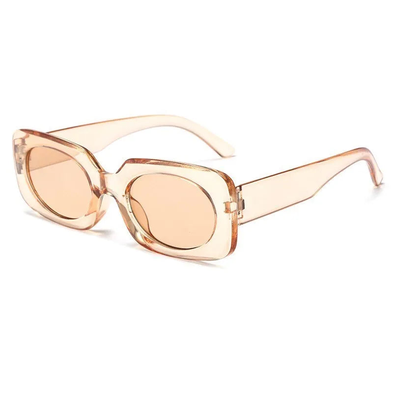 Women's Polycarbonate Frame Square Shape UV400 Sunglasses