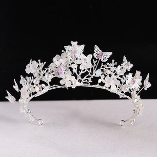 Women's Zinc Alloy Butterfly Pattern Tiaras Bridal Classic Crown