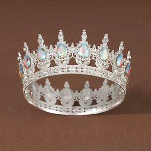 Women's Zinc Alloy Plant Pattern Tiaras Bridal Classic Crown