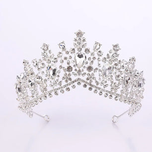 Women's Zinc Alloy Plant Pattern Tiaras Bridal Classic Crown