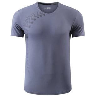 Men's Polyester Short Sleeve Pullover Closure Sportswear T-Shirt