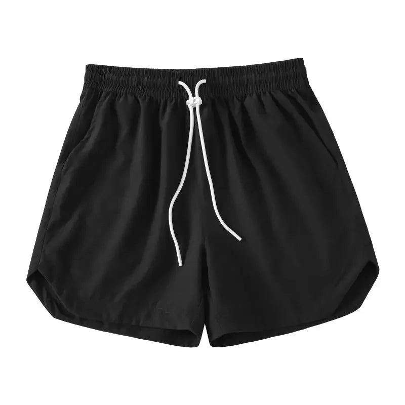 Men's Polyester Quick-Dry Solid Pattern Running Sport Shorts