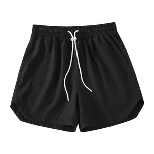 Men's Polyester Quick-Dry Solid Pattern Running Sport Shorts