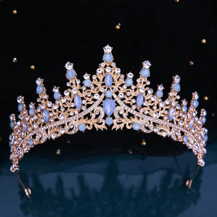 Women's Zinc Alloy Plant Pattern Tiaras Bridal Classic Crown