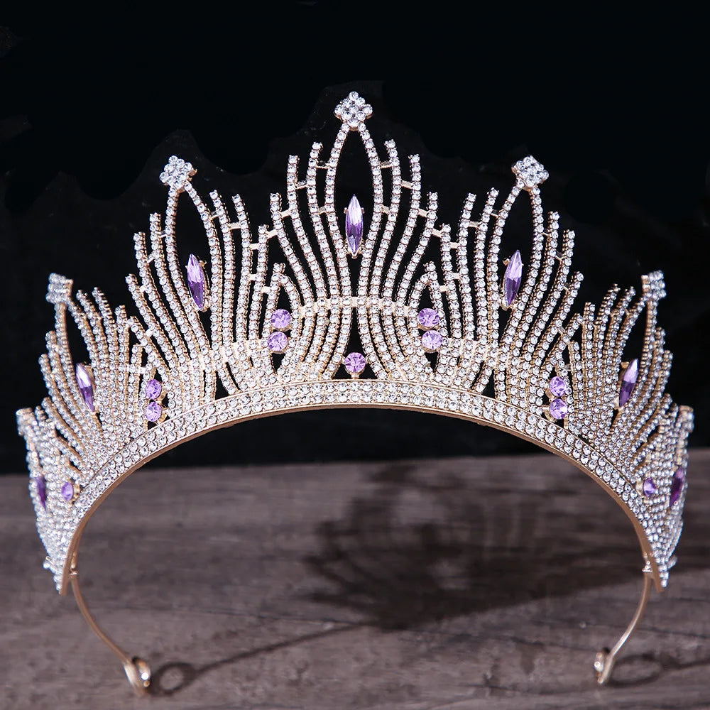 Women's Zinc Alloy Geometric Pattern Tiaras Bridal Wedding Crown