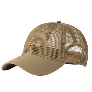 Men's Cotton Adjustable Strap Sun Protection Casual Baseball Cap