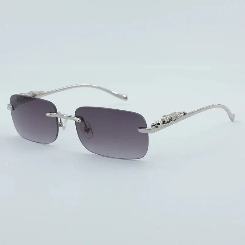 Women's Plastic Frame Polycarbonate Lens Rectangle Sunglasses