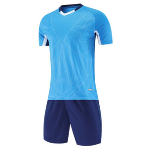 Men's Polyester Short Sleeve T-Shirt With Shorts Workout Set