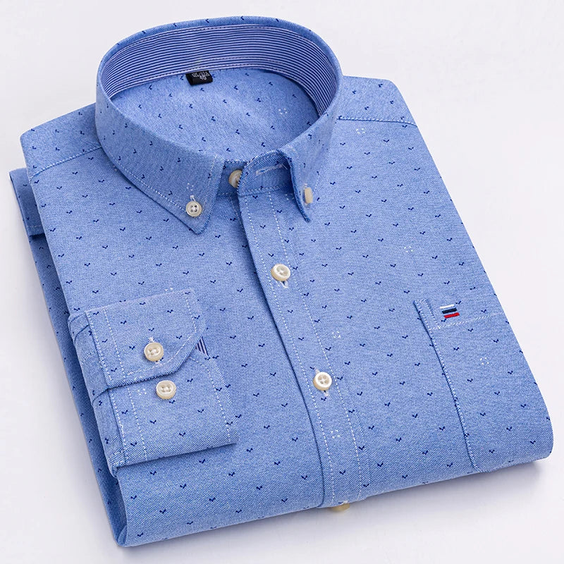 Men's Cotton Turndown Collar Full Sleeves Casual Wear Shirts