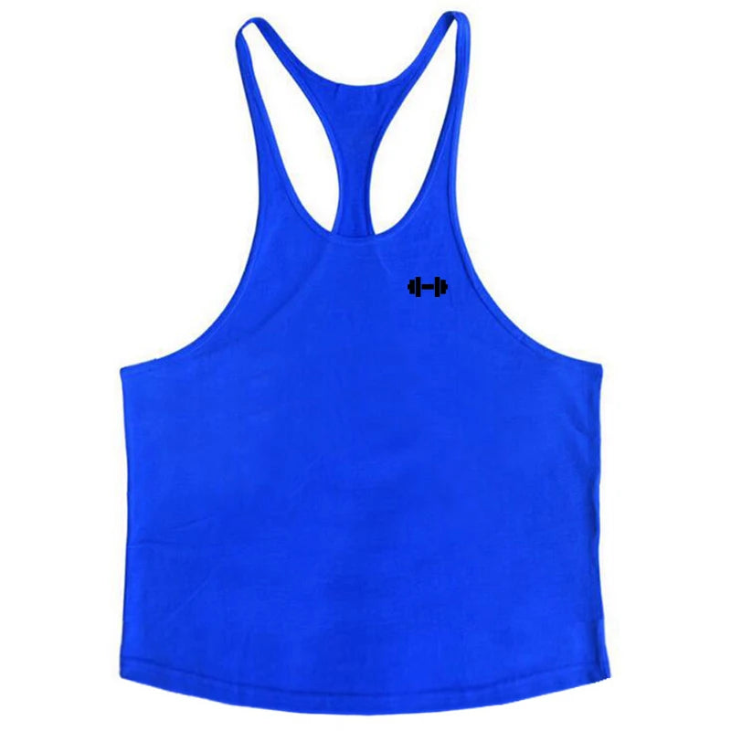 Men's Polyester Sleeveless Pullover Closure Sportswear T-Shirt