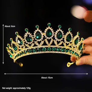 Women's Zinc Alloy Plant Pattern Tiaras Bridal Classic Crown