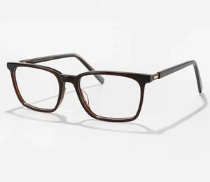 Men's Acetate Frame Full-Rim Square Shaped Trendy Prescription Glasses