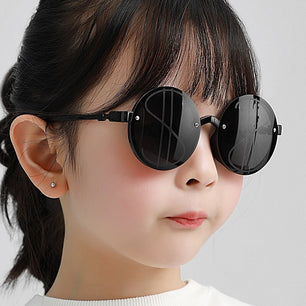 Kid's Resin Frame Acrylic Lenses Protection Classic Sunglasses