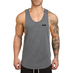 Men's O-Neck Sleeveless Quick Dry Compression Gym Wear Shirt