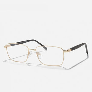 Men's Titanium Alloy Frame Square Shaped Prescription Glasses