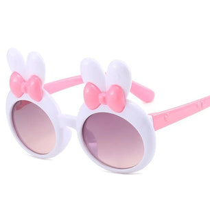 Kid's Polycarbonate Frame Round Shaped UV400 Trendy Sunglasses