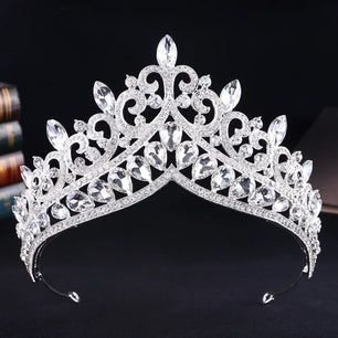 Women's Crystal Zinc Alloy Geometric Pattern Bridal Wedding Crown