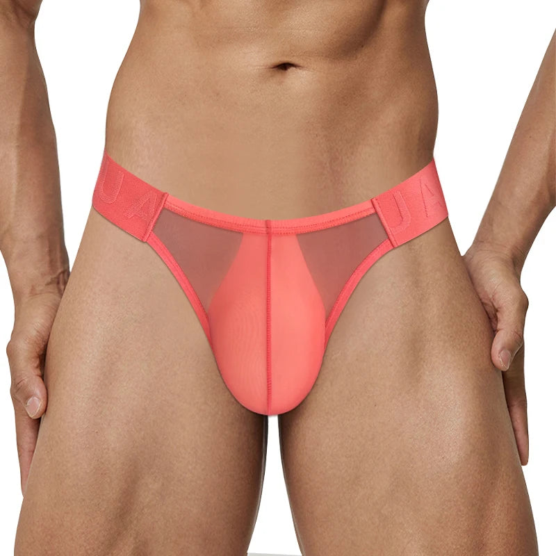 Men's Spandex Elastic Waist Closure Quick-Dry Underpants Brief