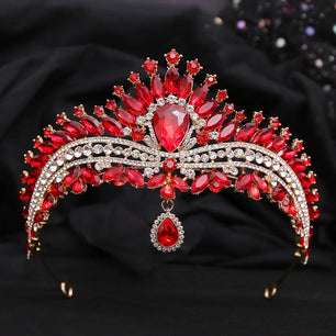 Women's Zinc Alloy Water Drop Pattern Tiaras Bridal Classic Crown