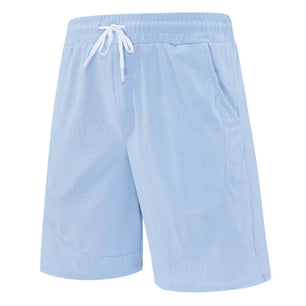 Men's Spandex Drawstring Closure Quick-Dry Solid Swimwear Shorts