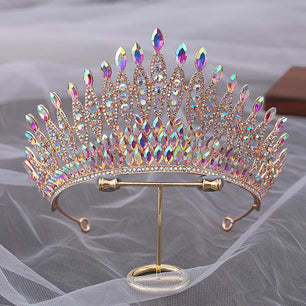 Women's Zinc Alloy Plant Pattern Tiaras Bridal Classic Crown