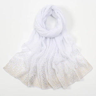 Women's Polyester Neck Wrap Quick-Dry Solid Pattern Scarves