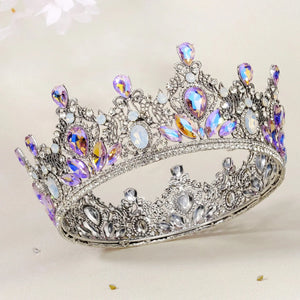 Women's Zinc Alloy Plant Pattern Tiaras Bridal Classic Crown