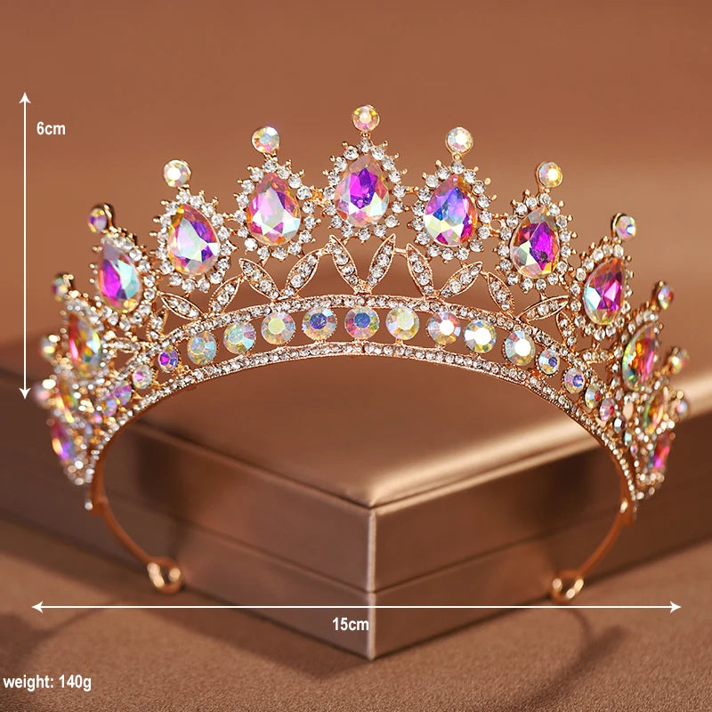 Women's Zinc Alloy Plant Pattern Tiaras Bridal Classic Crown