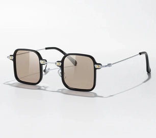 Men's Titanium Frame Full-Rim Square Shaped Luxury Trendy Glasses