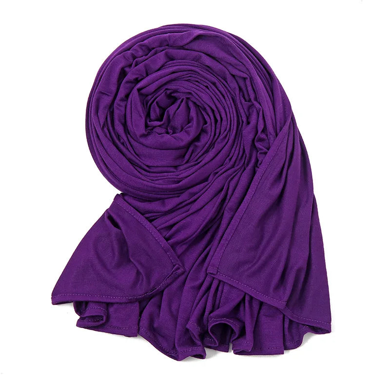 Women's Polyester Head Wrap Quick-Dry Solid Pattern Scarves