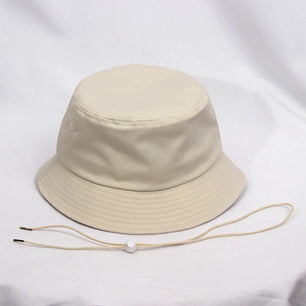 Men's Cotton Solid Pattern Sun Protection Casual Bucket Hats