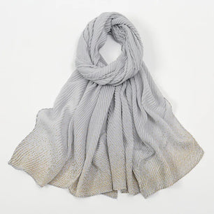 Women's Polyester Neck Wrap Quick-Dry Solid Pattern Scarves