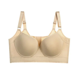 Women's Polyester Convertible Straps Back Closure Push Up Bra