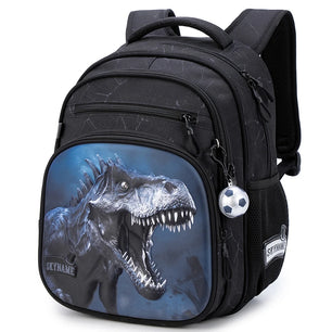 Kid's Polyester Zipper Closure Printed Trendy School Backpack