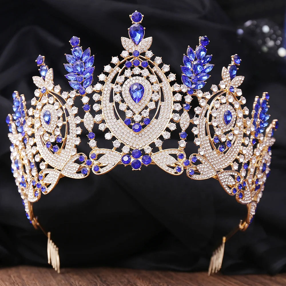 Women's Zinc Alloy Water Drop Pattern Tiaras Bridal Classic Crown