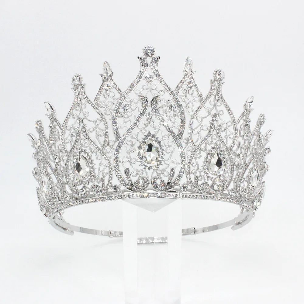 Women's Zinc Alloy Plant Pattern Tiaras Bridal Classic Crown