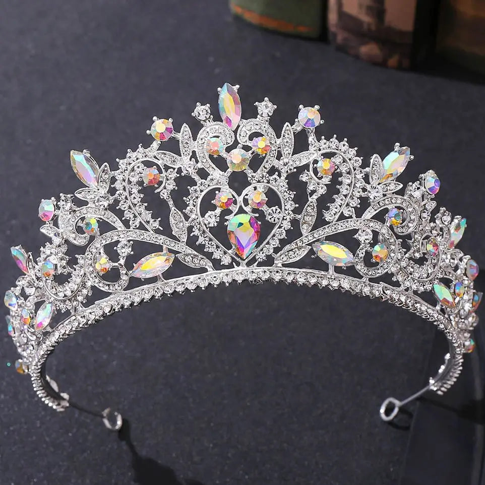 Women's Zinc Alloy Plant Pattern Tiaras Bridal Classic Crown