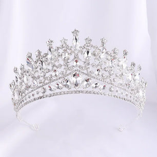 Women's Zinc Alloy Water Drop Pattern Tiaras Bridal Classic Crown