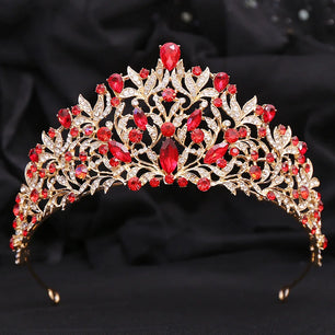 Women's Zinc Alloy Water Drop Pattern Tiaras Bridal Classic Crown