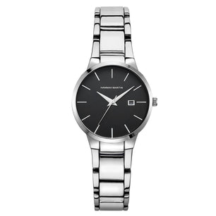 Women's Alloy Case Folding Clasp Round Shaped Quartz Watch